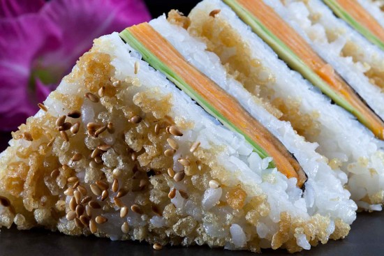 תפריט סוהו - טמפורה סנדוויץ', סושי - טמפורה קריספי בטטה