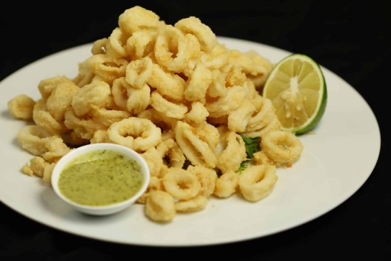 תפריט סוהו -  - טבעות קלמרי מטוגנות