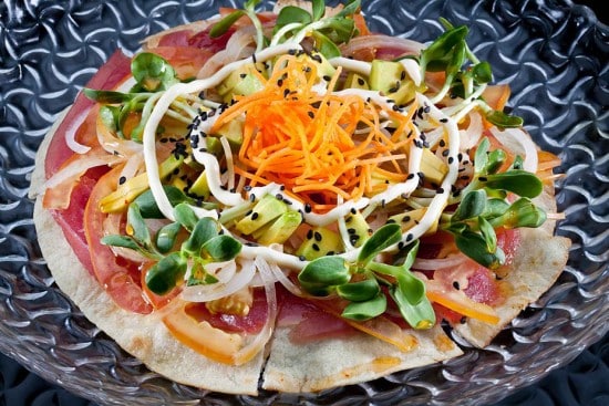 מנת טוקיו פיצה במסעדת הסוהו